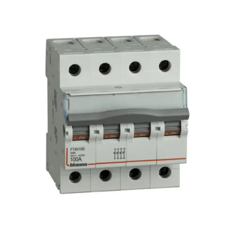 btdin - sezionatore 4P 100A - BTicino F74N100