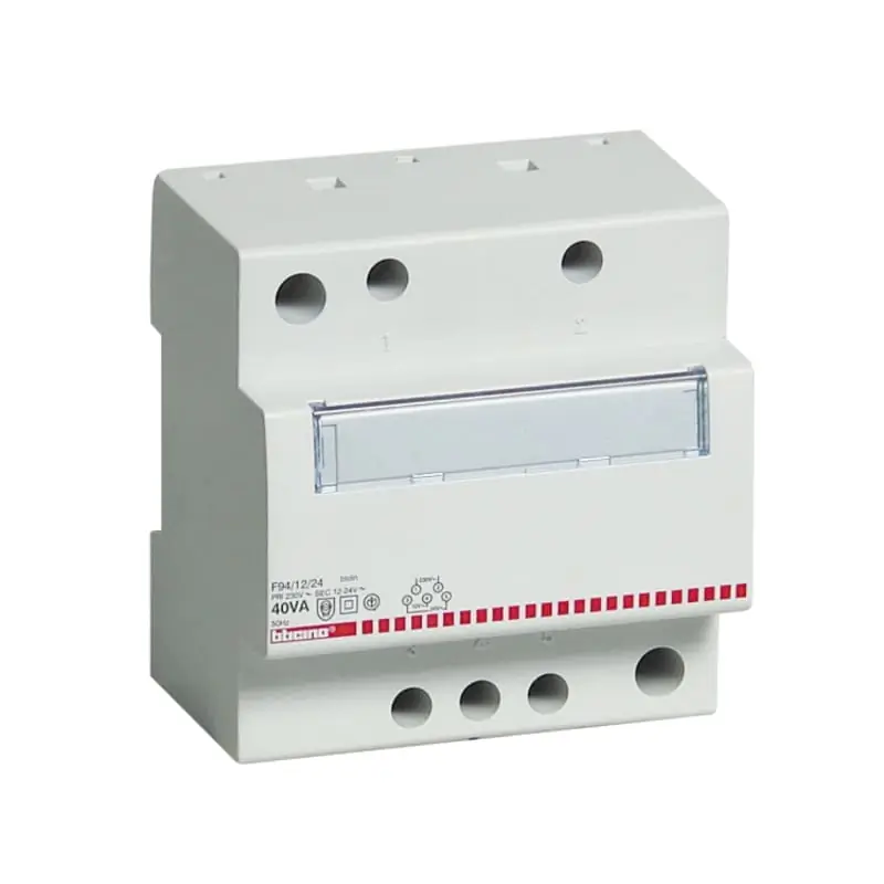 btdin - trasformatore 230/12/24V SELV 40VA - BTicino F94/12/24