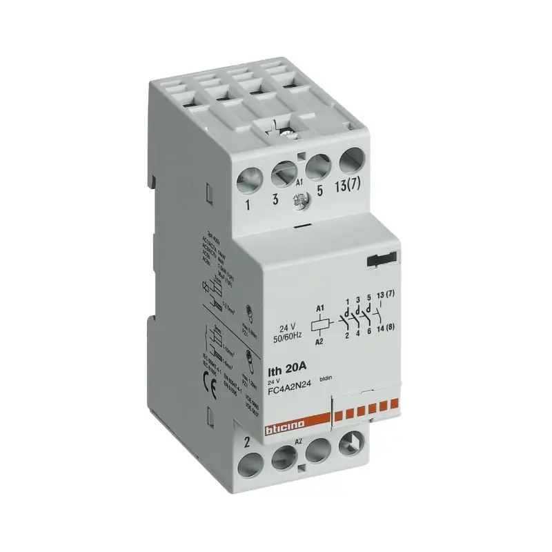 btdin - contattore 2NO 230V 40A bob 230Vac - BTicino FC2A4/230N
