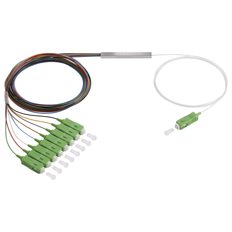 Splitter 1x8 connettori SC/APC G.657.A1 - Vimar 03135.8