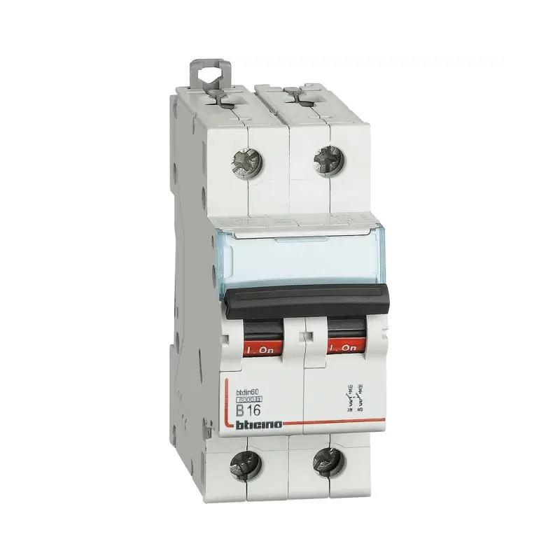 btdin60 - magnetot 2P curva B 16A 6kA - BTicino FN82B16