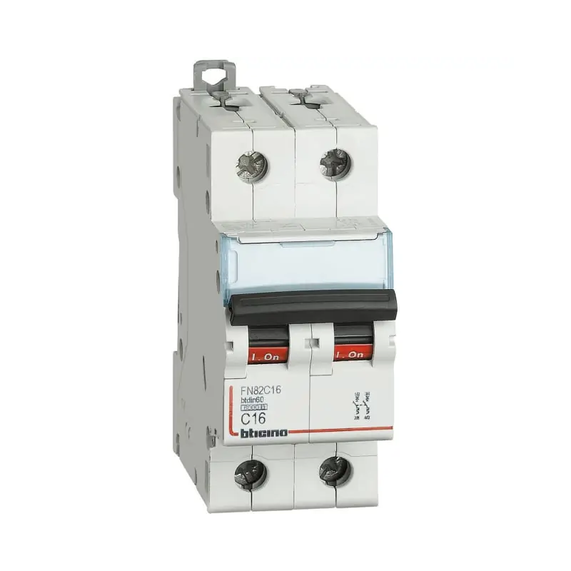btdin60 - magnetot 2P curva C 16A 6kA - BTicino FN82C16