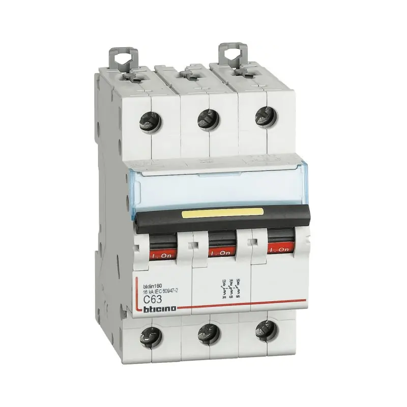 btdin160 - magnetot 3P curva C 63A 16kA - BTicino FT83C63
