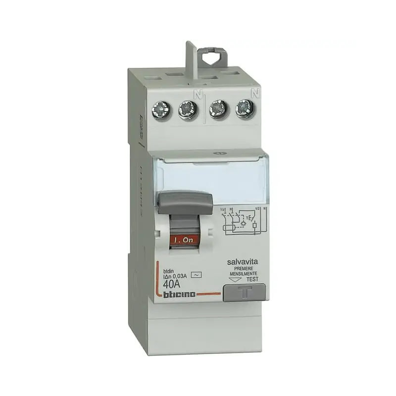 btdin - differ puro AC 2P 40A 30mA - BTicino G723AC40H