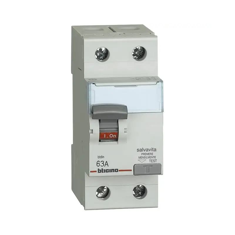 btdin - differ puro AC 2P 63A 30mA - BTicino G723AC63