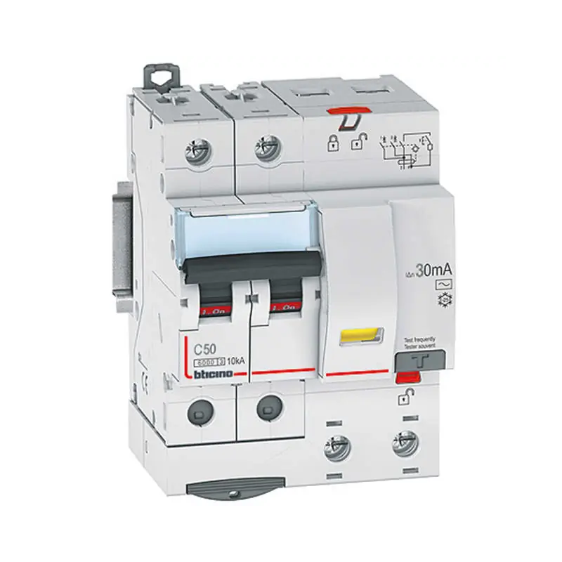 btdin60 - MT diff 2P 50A 6kA 30mA - BTicino GN823AC50