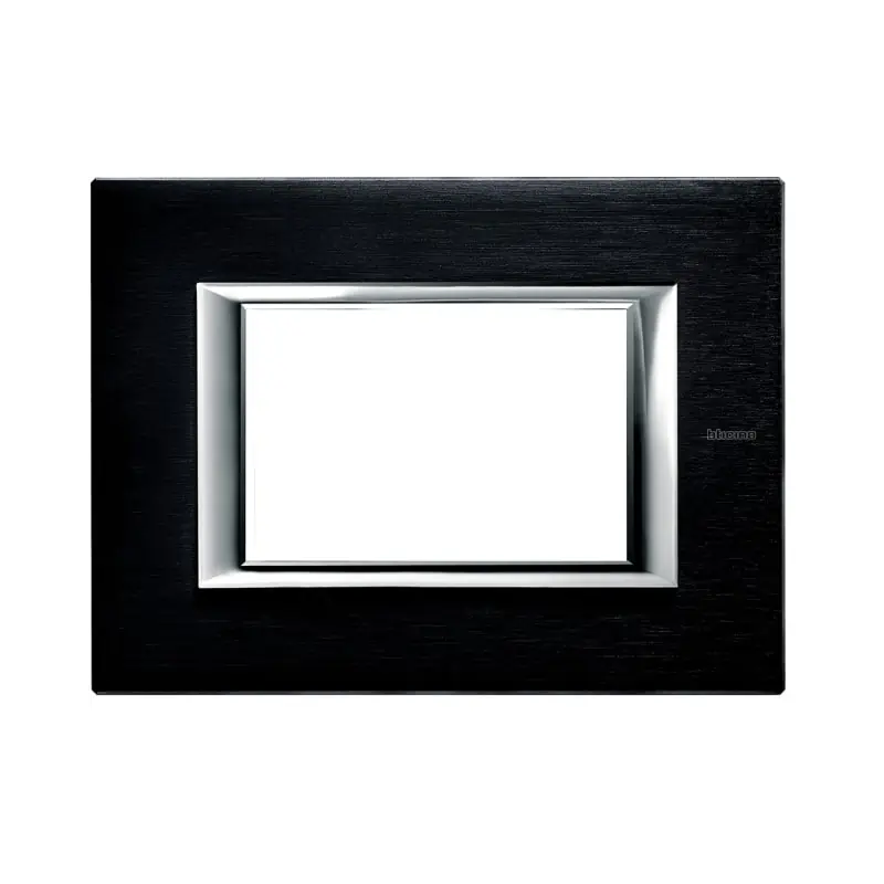 axolute - placca 3P antracite spazzolata - BTicino HA4803XS