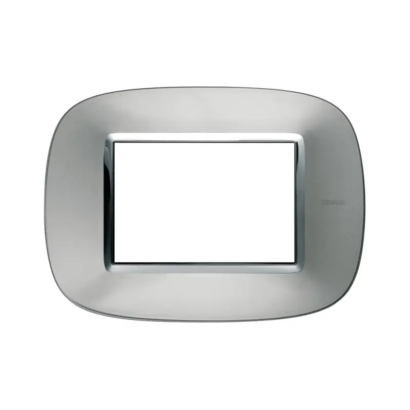 axolute - placca 3P alluminio Axolute - BTicino HB4803XC