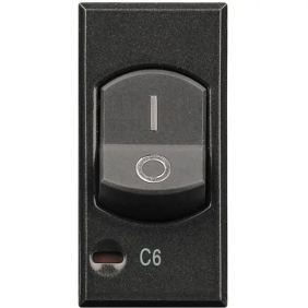 axolute - magnetotermico 1P+N 6A 1,5kA - BTicino HS4301/6