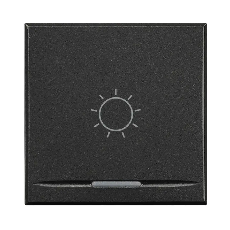 axolute - coprit simb luce 2 mod scuro - BTicino HS4915/2BA