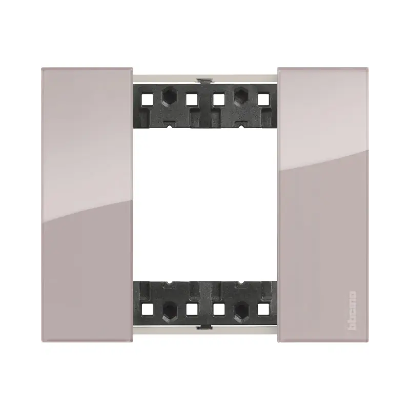 L.NOW - placca 2P AURA - BTicino KA4802DM