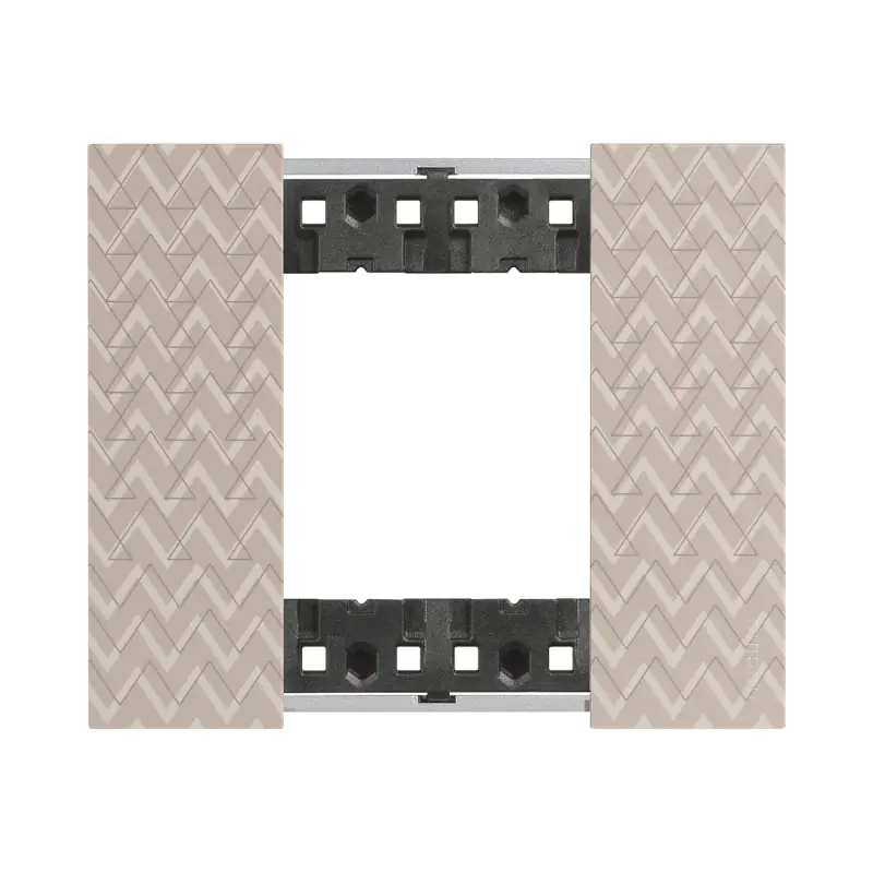 L.NOW - Placca 2P OPTIC - BTicino KA4802MM