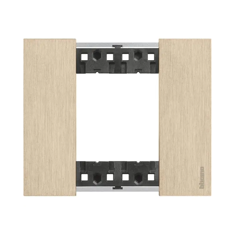 L.NOW - placca 2P ORO - BTicino KA4802ZW