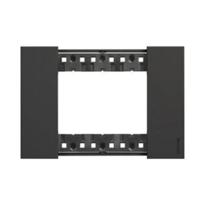 L.NOW - placca 3P NERO - BTicino KA4803KG
