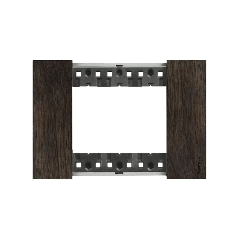 L.NOW- Placca 3P NOCE - BTicino KA4803LG