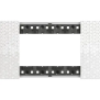 L.NOW - Placca 4P PIXEL - BTicino KA4804MW