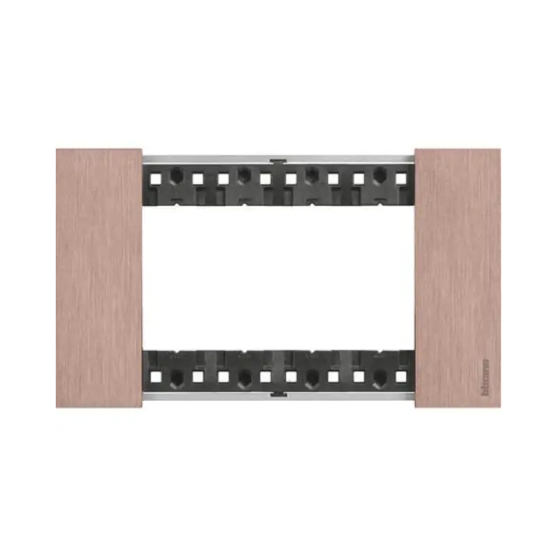 L.NOW - placca 4P RAME - BTicino KA4804ZM