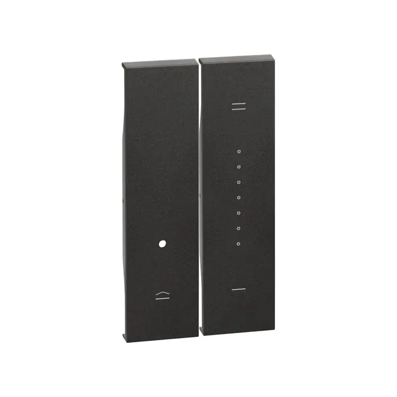 L.NOW - cover dimmer 2M nera - BTicino KG19