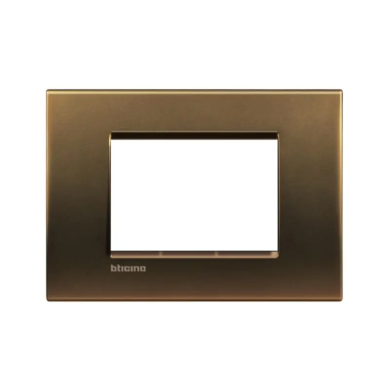 LL - placca 3P bronzo - BTicino LNA4803BZ