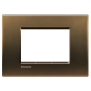 LL - placca 3P bronzo - BTicino LNA4803BZ