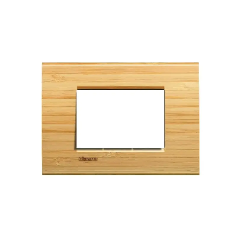 LL - placca 3P bamboo - BTicino LNA4803LBA