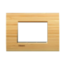 LL - placca 3P bamboo - BTicino LNA4803LBA