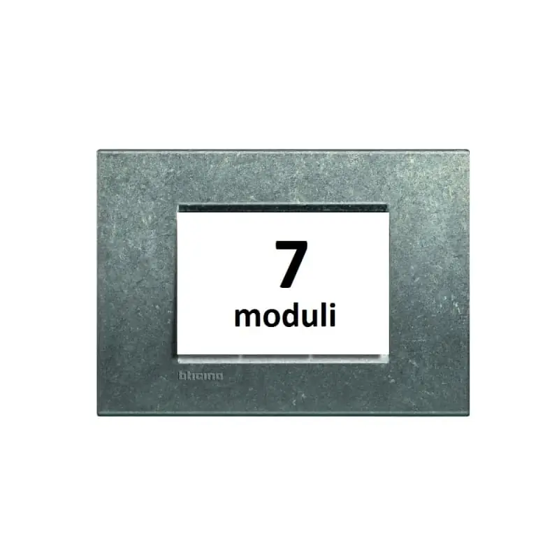 LL - placca 7P native - BTicino LNA4807NA