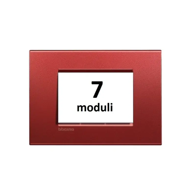 LL - placca 7P brick - BTicino LNA4807RK