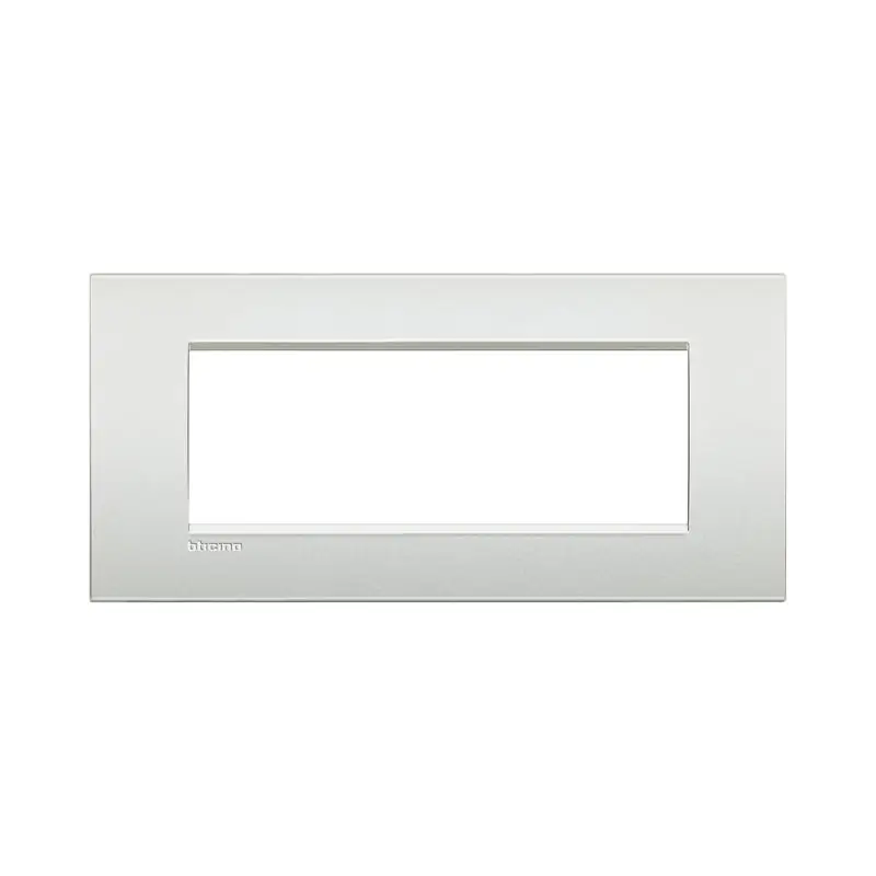 LL - placca 7P bianco perla - BTicino LNC4807PR