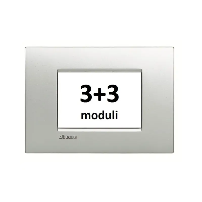 LL - placca 3+3P tech - BTicino LNC4826TE