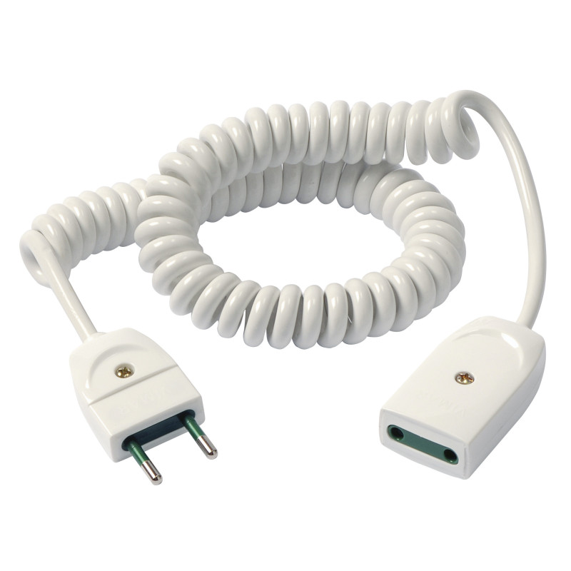 Cavo prolunga estensibile 2x0,75 3m bian - Vimar 0P32322.B