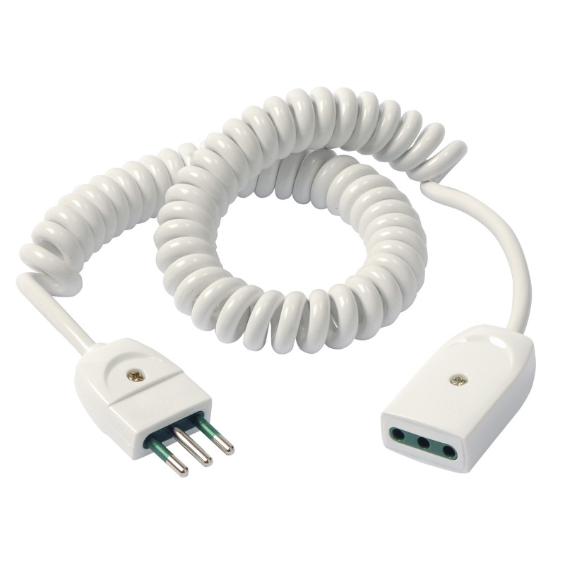 Cavo prolunga estensibile 3G0,75 3m bian - Vimar 0P32347.B