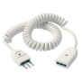 Cavo prolunga estensibile 3G0,75 3m bian - Vimar 0P32347.B