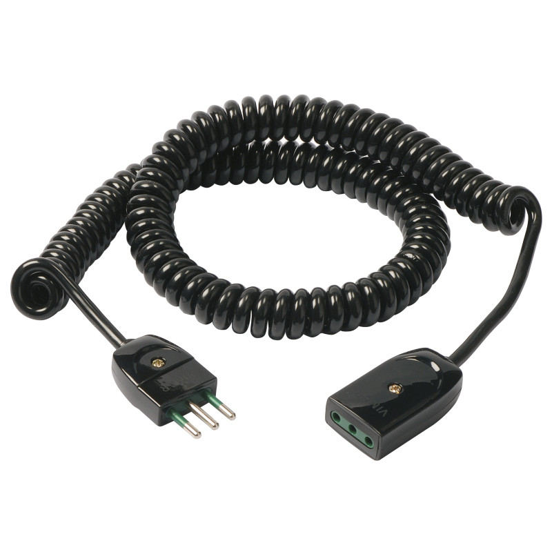 Cavo prolunga estensibile 3G0,75 5m nero - Vimar 0P32352