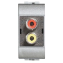 light tech - modulo doppio RCA - BTicino NT4269R