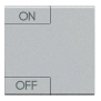 Light  tech - copritasto ON OFF 2 mod - BTicino NT4911M2AGN