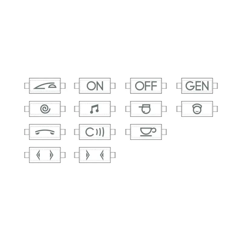 LL - Kit simbologia ax tech - BTicino NT4916KIT