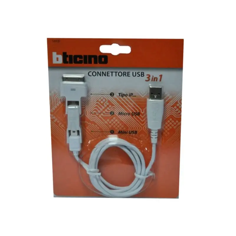 kit - USB connettori 3 in 1 - BTicino S2612D