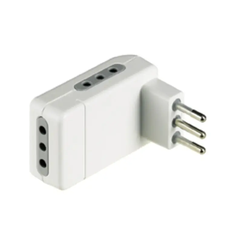 kit - adattatore Corner 3 pr 10A sp 10A bco - BTicino S3605DE