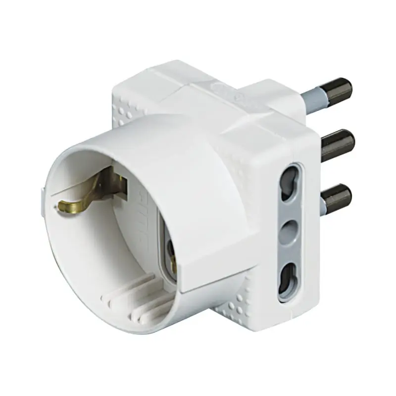 Esp - adat. Tris 1 st tedes 2bipasso bco - BTicino S3611DBOX