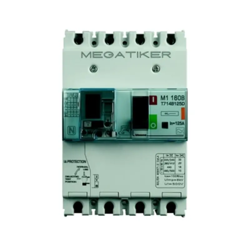 M1 160B - magnetot-diFF 3P+N/2 100A 25kA - BTicino T714B100D