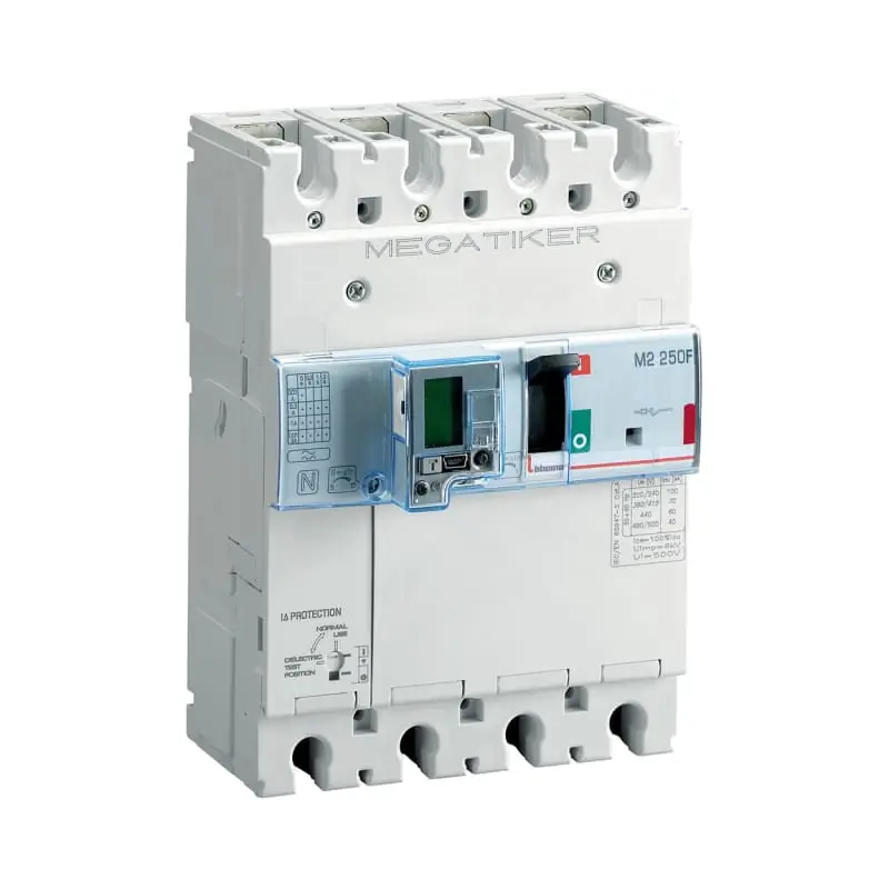 M2 250F - ele + mis + diff 3P+N/2 100A 36kA - BTicino T724F100MD