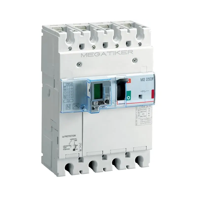 M2 250F - ele + mis +diff 3P+N/2 250A 36kA - BTicino T724F250MD