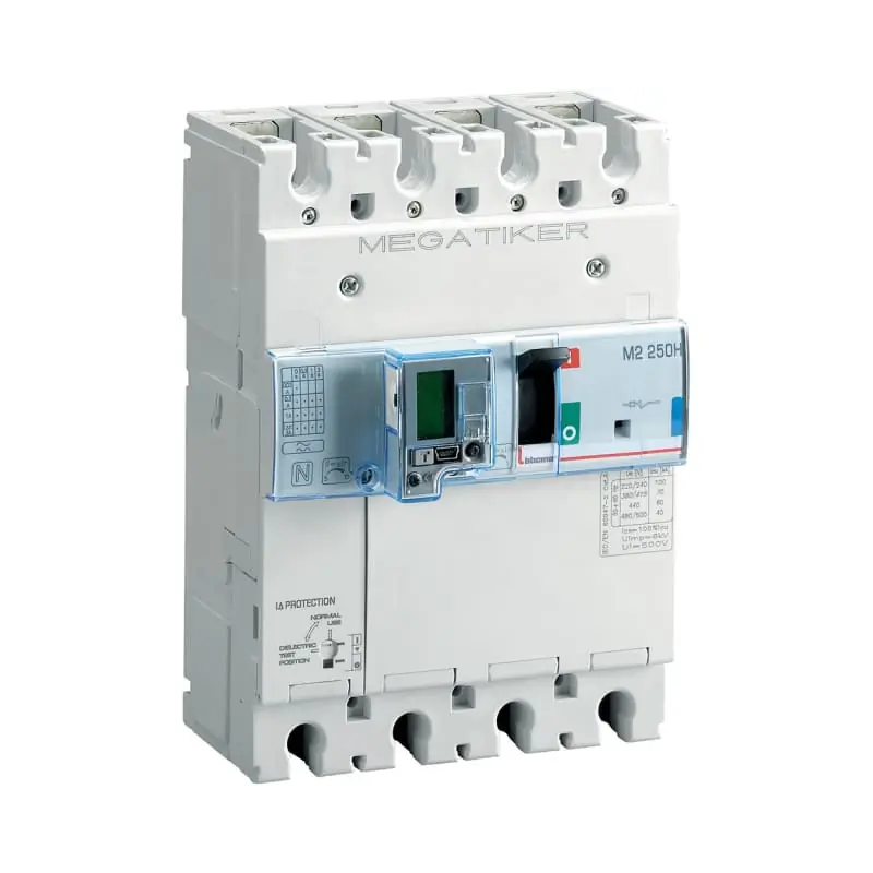 M2 250H - ele + mis + diff 3P+N/2 100A 70kA - BTicino T724H100MD