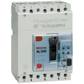 Mega ML250E - elett selet 4P 40A 100kA - BTicino T7314LA40S