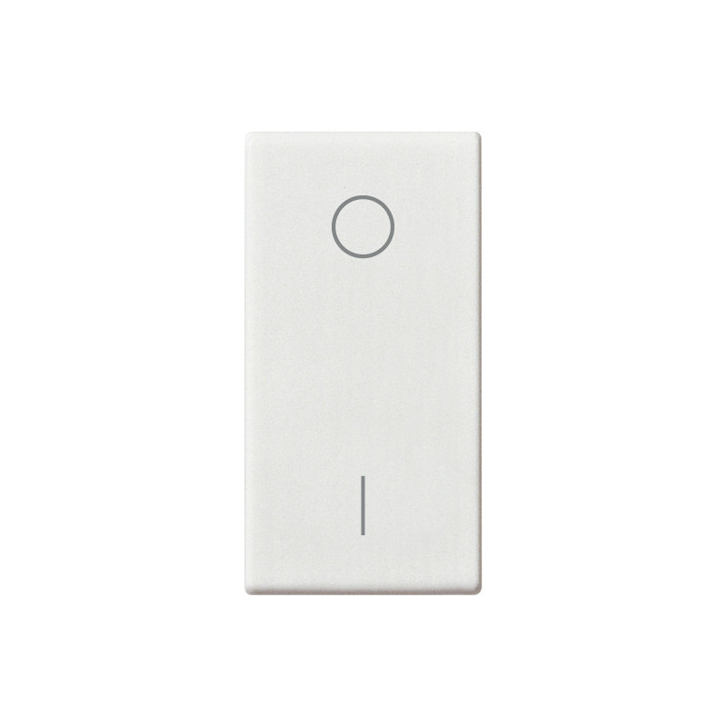 Tasto 1M simbolo O/I bianco - Vimar 14021.99