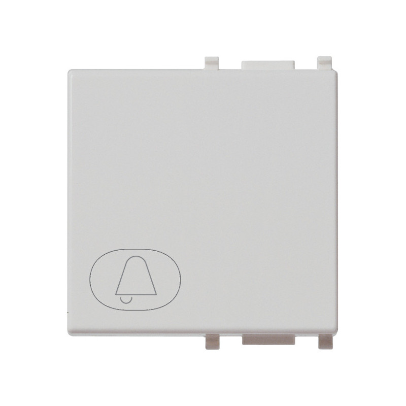 Tasto 2M simbolo campanello Silver - Vimar 14022.C.SL