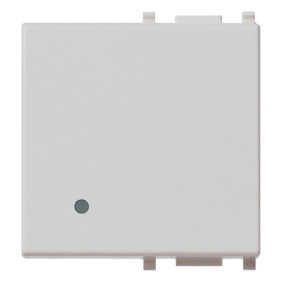Tasto 2M illuminabile Silver - Vimar 14022.SL
