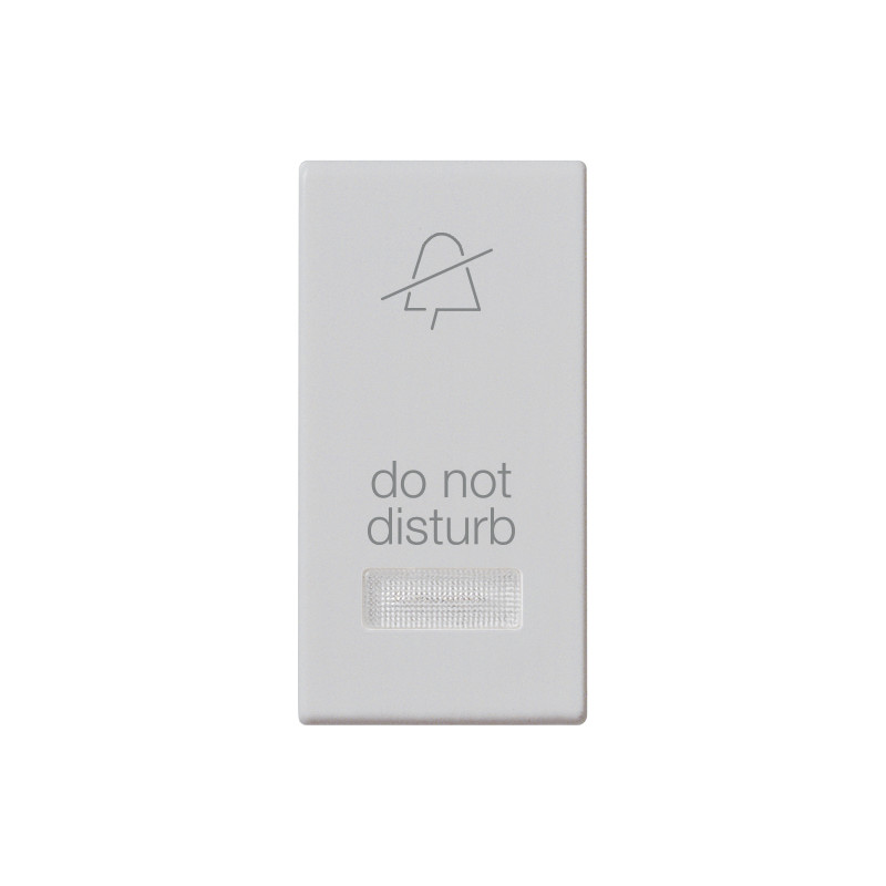 Tasto 1M con diffusore simb. DND Silver - Vimar 14026.DND.SL