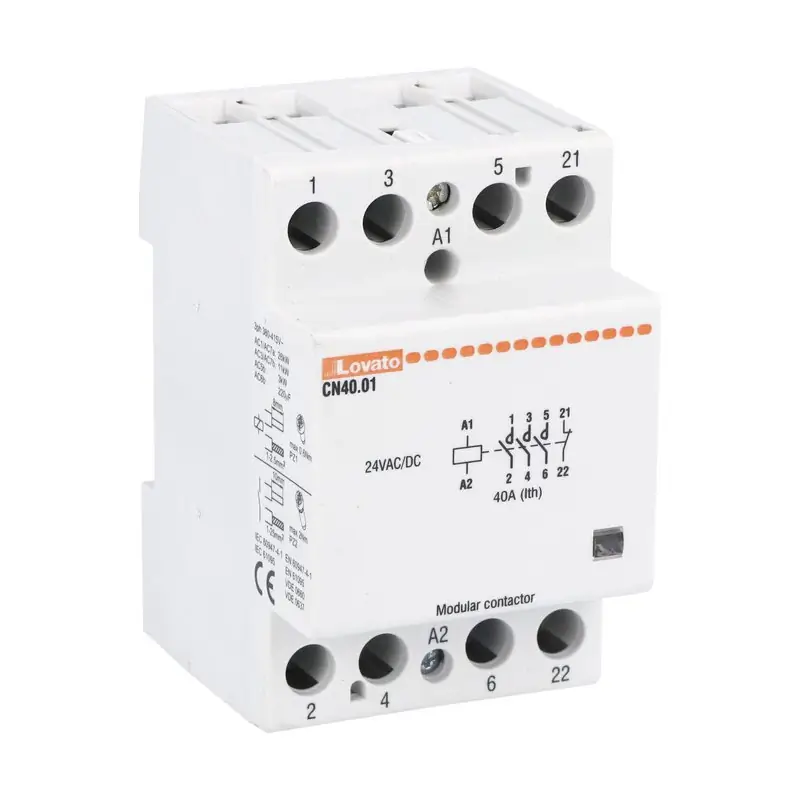 CONTATTORE MOD. 3M 40A AC1 3P+NC 24V - LOVATO CN4001024